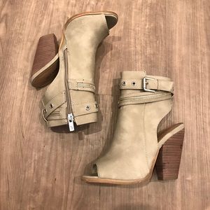 Call it spring Etoisien peep toe booties